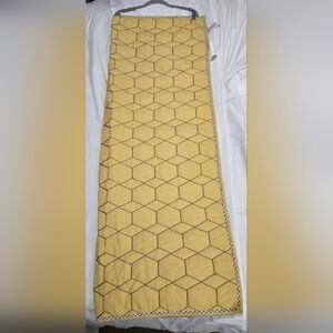 West Elm Pottery Barn Kids Yellow and Gray Quilt/Blanket